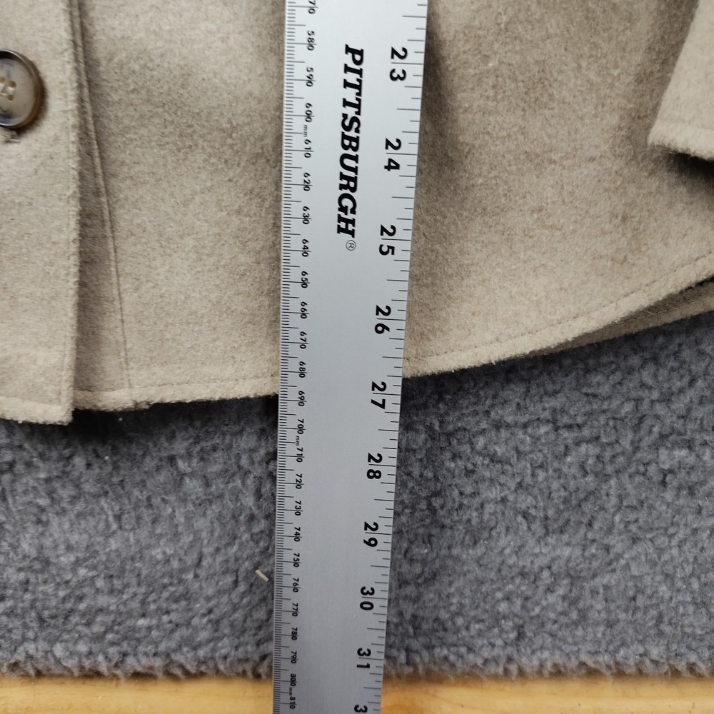 ANTHROPOLOGIE Avec Les Filles Shirt Jacket Pockets Size Small Toffee Brown - Picture 3 of 7